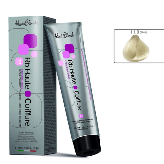 Renee blanche Hair color,11.0 Natural Ultra Light Blond, 100 ml- Italy