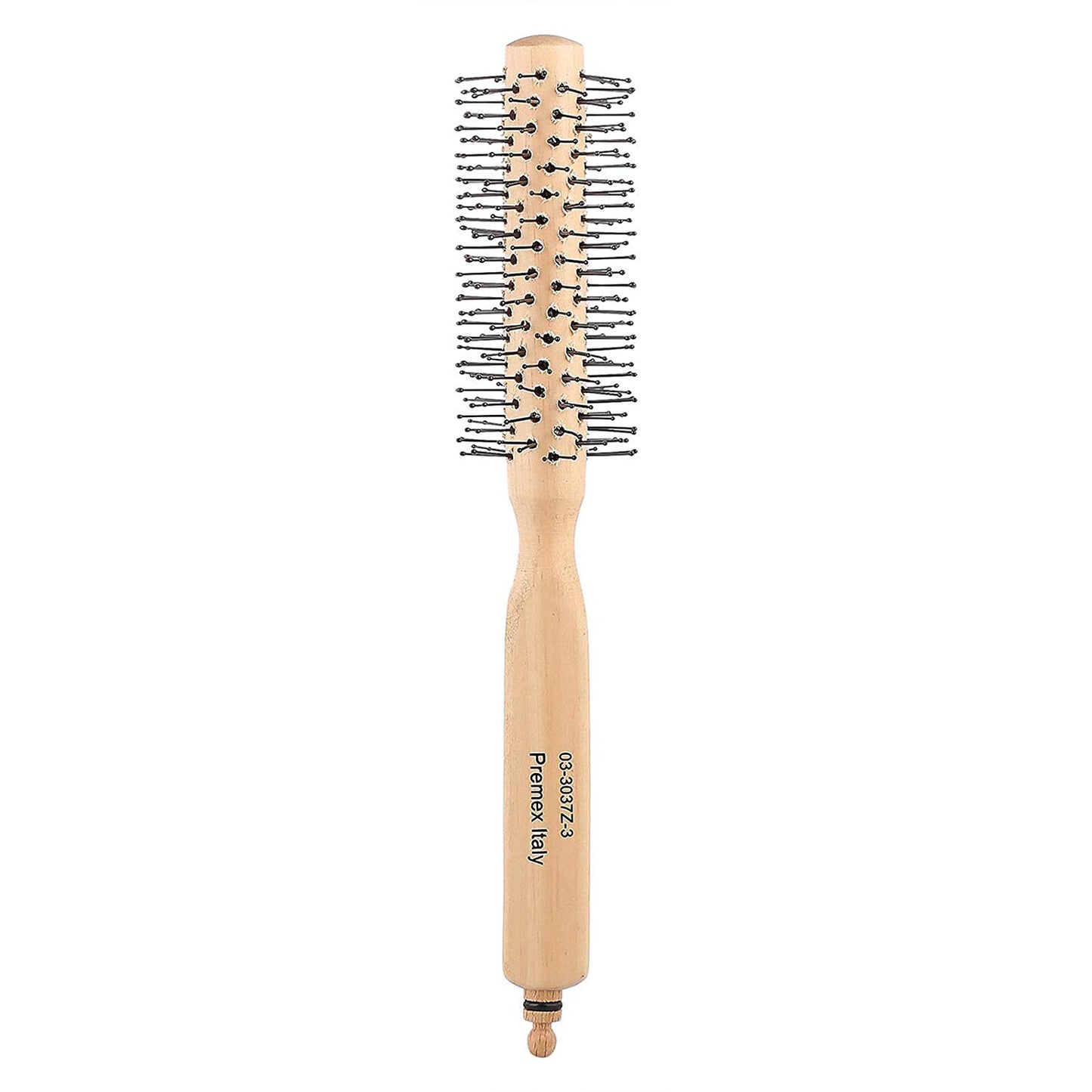 Premex 3037-2 Blowout Round Brush, Beige/Black