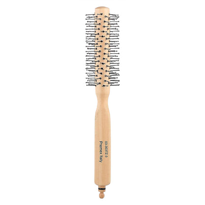 Premex 3037-2 Blowout Round Brush, Beige/Black