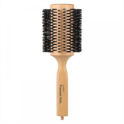 Premex 3050-2 Blowout Round Hair Brush, Beige/Black