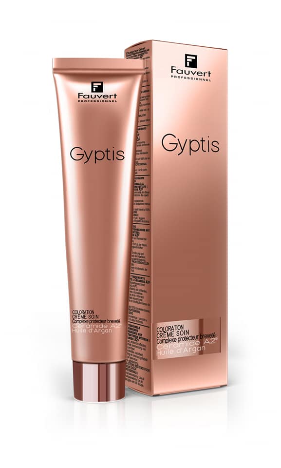 Fauvert Professionnel Gyptis Hair Color 6/45 Mahogany Copper Dark Blonde, 100 ml