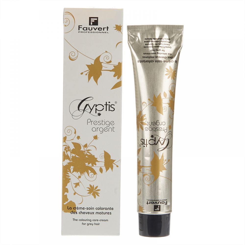 Fauvert Professionnel Gyptis Hair Color, Hair dye Prestige Argent- 7/34 Copper Golden Blonde, 100 ml- France