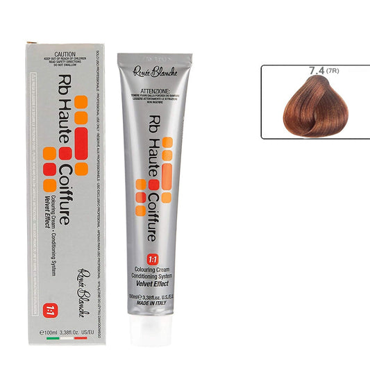 Renee Blanche Haute Coiffure Hair Color - 7R(7.4) Copper Blond, 100 ml