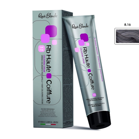 Renee Blanche hair color ,  8.16 Light Blonde Silver Grey, 100ml