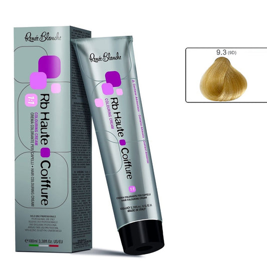 Trending hair color  9D(9.3) Golden Very Light Blond, 100 ml- ITaly