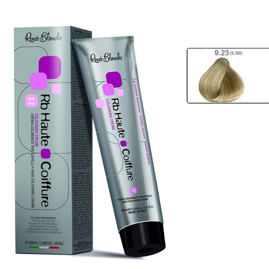 Renee blanche Hair color, 9.3MAT(9.23) Mat Very Light Blond, 100 ml- Italy