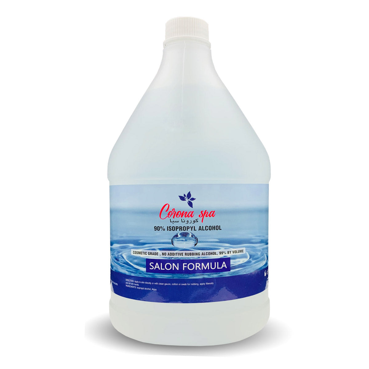 Isopropyl Alcohol Liquid 90% Corona Spa Salon Formula