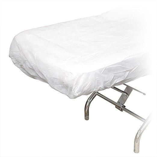 Corona Standard Size, Disposable waterproof Bed Sheets- White