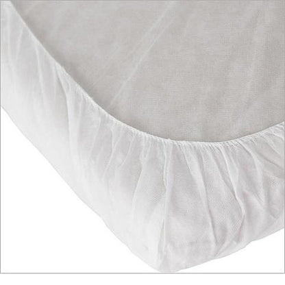 Corona Standard Size, Disposable waterproof Bed Sheets- White