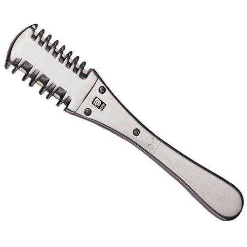 ALUMINIUM DOUBLE SIDED RAZOR COMB, Razor blade comb