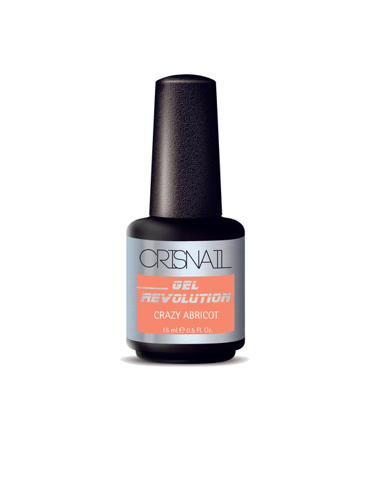 Crisnail Gel Revolution Gel Polish, Crazy Abricot Gel Nail Polish-15ml