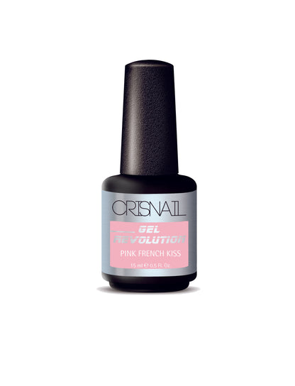 Crisnail Gel Revolution Gel Polish, Pink French Kiss Gel Nail Polish-15ml