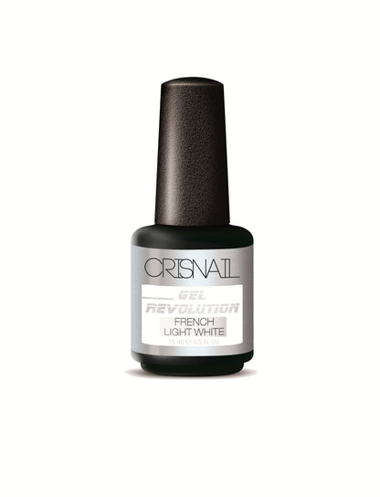 Crisnail Gel Revolution Gel Polish, French Light White Gel Nail Polish-15ml