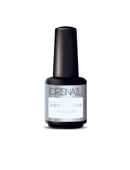 Crisnail Gel Revolution Gel Polish, Polar White Gel Nail Polish-15ml