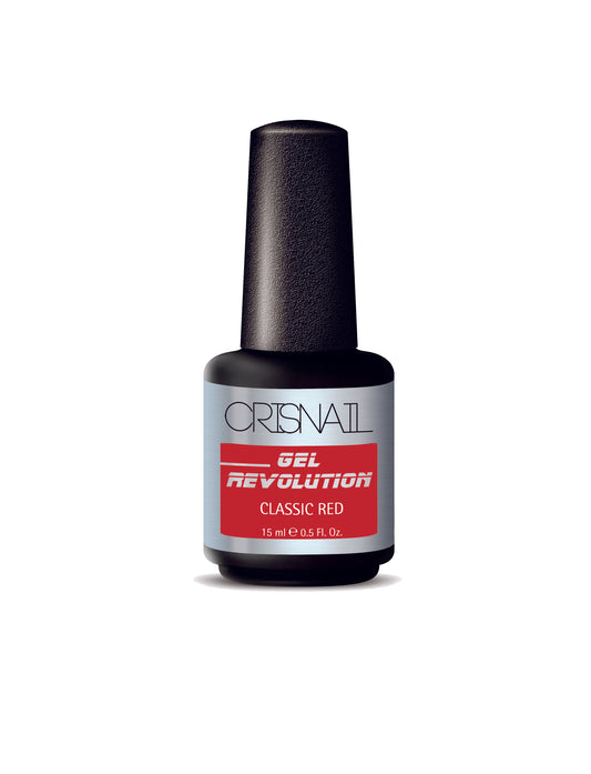 Crisnail Gel Revolution Gel Polish, Classic Red Gel Nail Polish-15ml