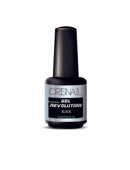 Crisnail Gel Revolution Gel Polish, Black Gel Nail Polish-15ml