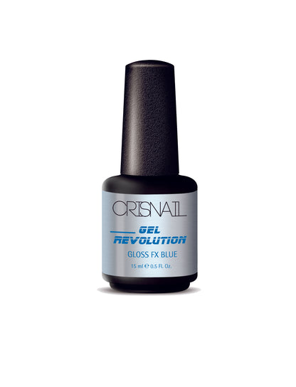 Crisnail Gel Revolution Gel Polish, Gloss Fx Blue Gel Nail Polish-15ml