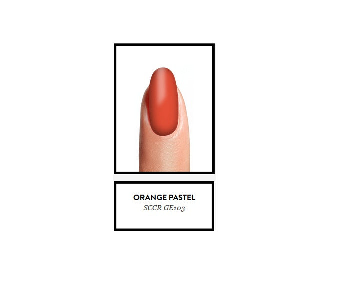 Crisnail Gel Revolution Gel Polish, Orange Pastel Gel Nail Polish-15ml