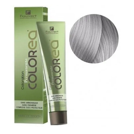 Fauvert Professionnel Colorea Ammonia Free Hair Color, Hair dye - 10/11 Smoked Grey Pastel, 100 ml- France