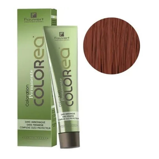 Fauvert Professionnel Colorea Ammonia Free Hair Color, Hair dye - 6/4 Copper Dark Blond, 100 ml- France