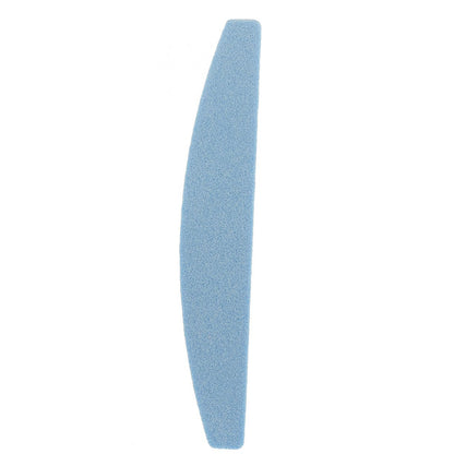 Crisnail Half Moon Sponge Nail File, Blue