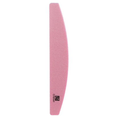 Crisnail Half Moon Sponge Nail File, Pink