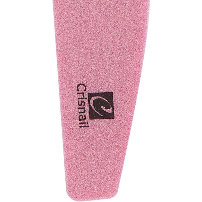 Crisnail Half Moon Sponge Nail File, Pink