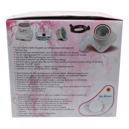 Depileve Wax Warmer Machine for Hair Removal, Wax Heating Machine 400G