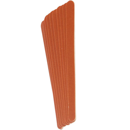 Disposable Nail Filer Brown, Thin Nail file -10pcs Professional Quality Nail Files