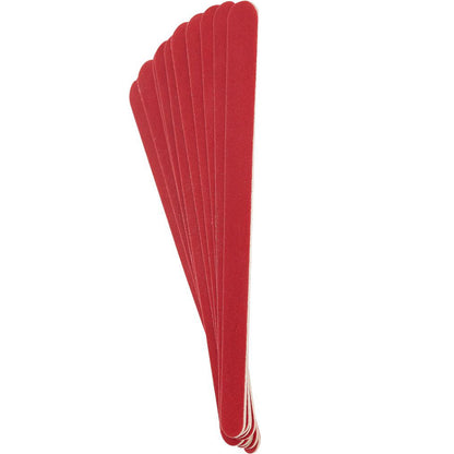 Disposable Nail Filer Red, Thin Nail file -10pcs