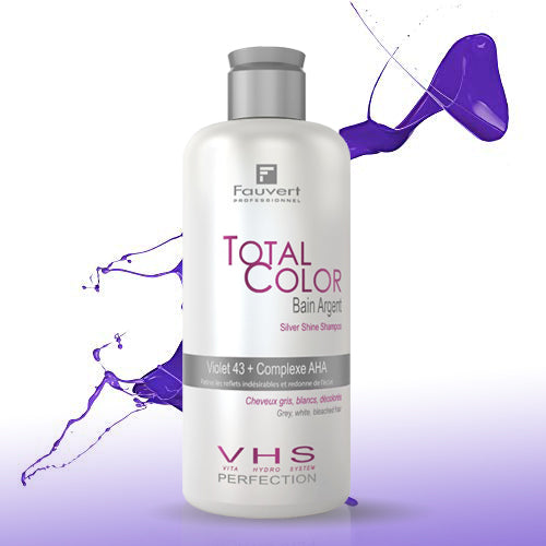 Fauvert Professional Sliver Shine Shampoo - Purple Shampoo - Anti Yellow shampoo 250ml - France