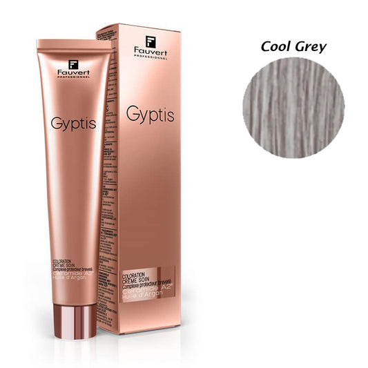 Fauvert Gyptis Hair color, Hair dye, Cool Grey 100ml- France