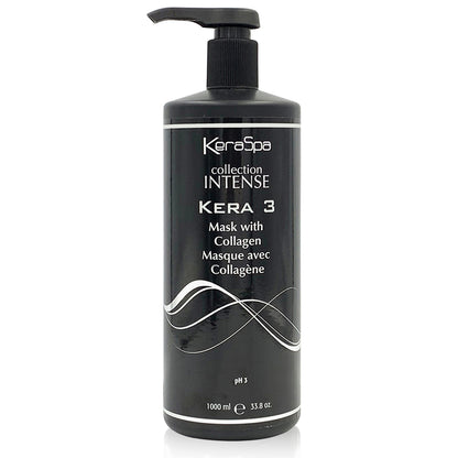 Keraspa Brazil Keratin Treatment Smoothing system,kera1, kera2, kera3-1000 ml