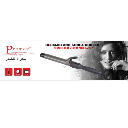 Premex 102 Spring - Digital Hair Curler, Hair Roller for Salon - 25mm