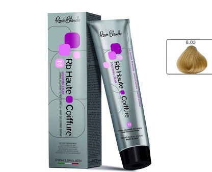 Best hair color 8.03 DS Silk Golden Light Blond, 100 ml- Italy