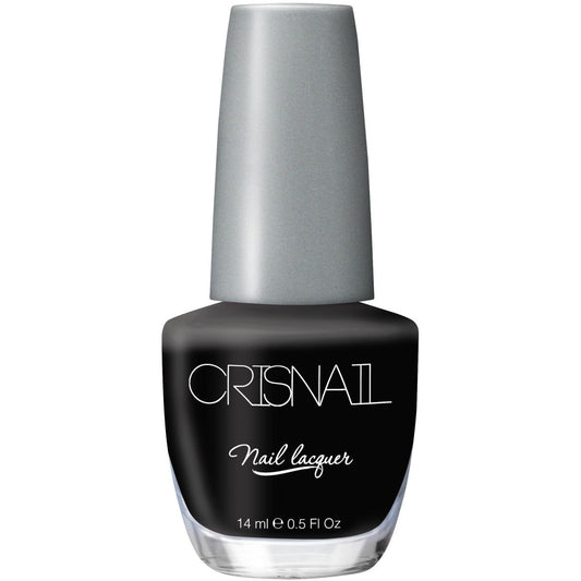 Crisnail Glossy Black Nail Polish, 14ml