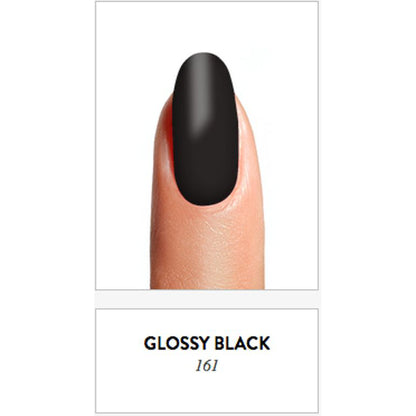 Crisnail Glossy Black Nail Polish, 14ml