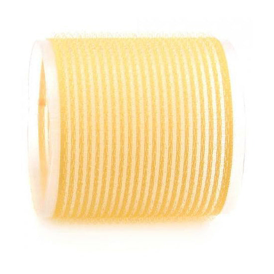 Velcro Hair Roller Yellow, Grip Hair Roller Curler Soft Hairdressing tool, 63mm X 6