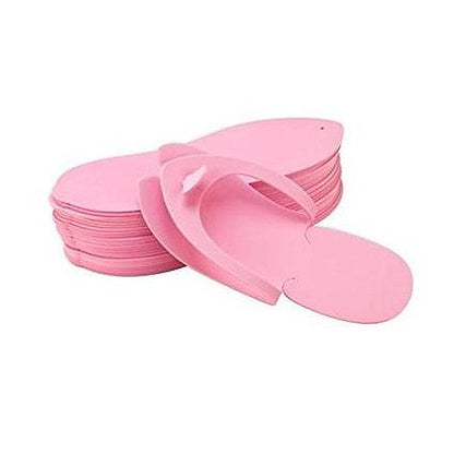 Disposable slippers for pedicure, Spa- 12pairs pink