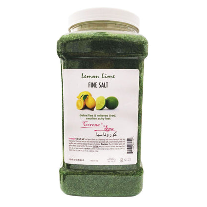 Corona Spa Fine Salt Lemon Lime- 128oz- USA