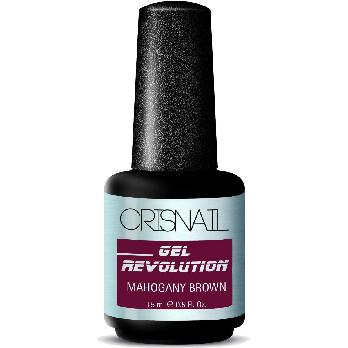 Crisnail Gel Revolution Gel Polish, Mahogany Brown Gel Nail Polish-15ml