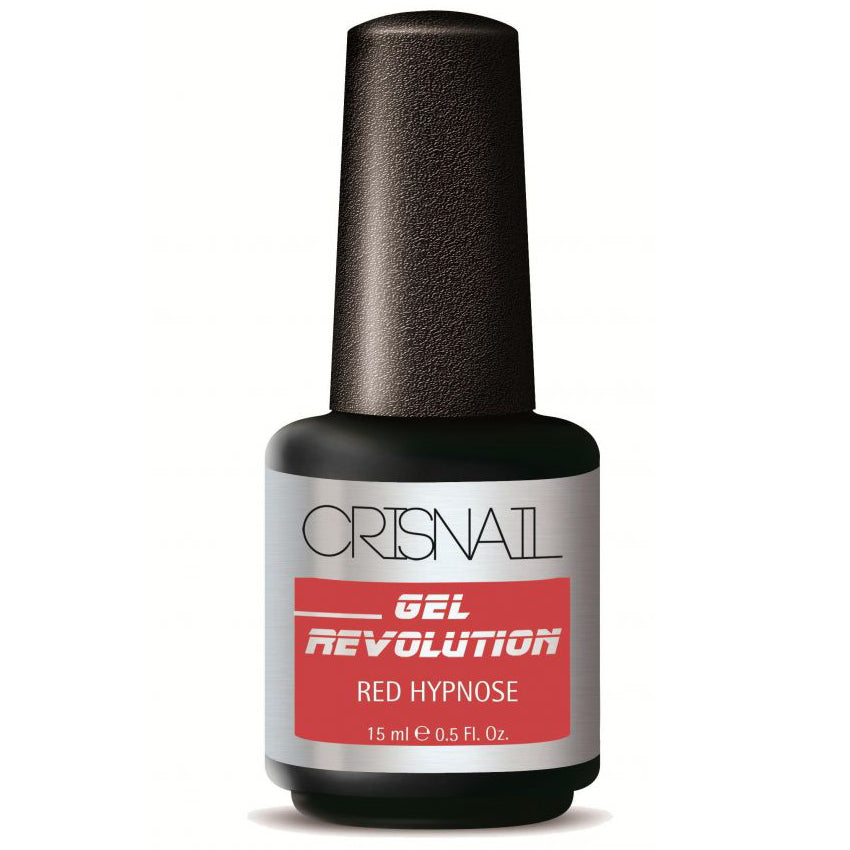 Crisnail Gel Revolution Gel Polish, Red Hypnose Gel Nail Polish-15ml