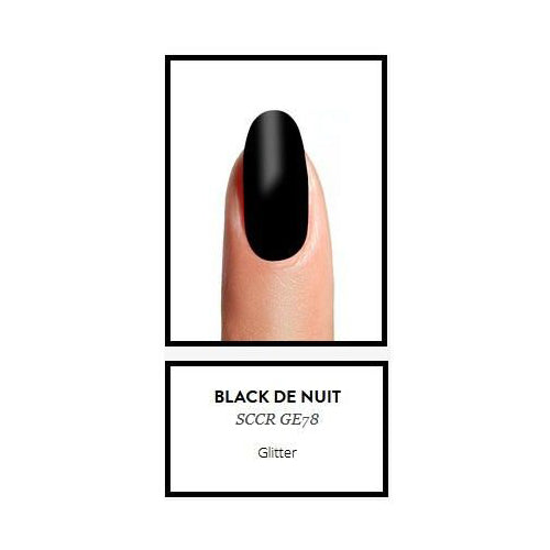 Crisnail Gel Revolution Gel Polish, Black De Nuit Gel Nail Polish-15ml