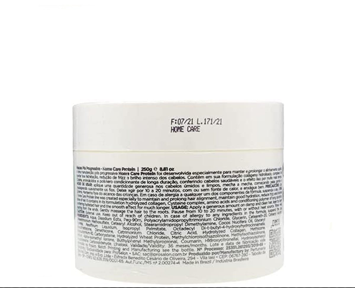 ProSalon Let Me Be Protein Home Care Mask, Post Progressive Maintenance Hair Mask - Brazil - 250ml