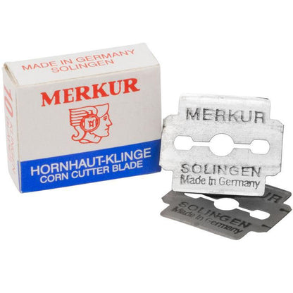 Merkur Pedicure blade, Corn Pedicure Foot File Callus Remover with 100pcs Blade