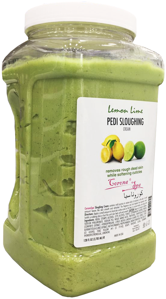 Corona Spa Pedi Sloughing Cream Lemon lime-128oz- USA