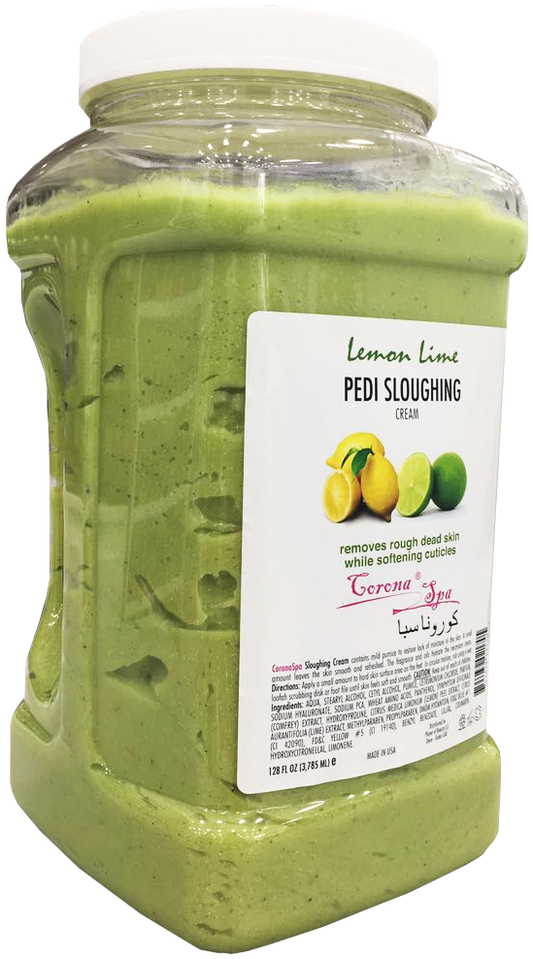 Corona Spa Pedi Sloughing Cream Lemon lime-128oz- USA