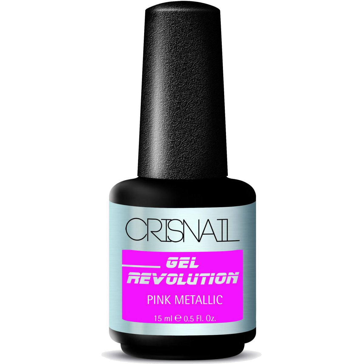 Crisnail Gel Revolution Gel Polish, Pink metallic Gel Nail Polish-15ml