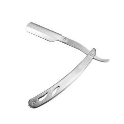 Stainless Steel Hair Shaving Comb Razor Blade Straight Edge Barber Razor