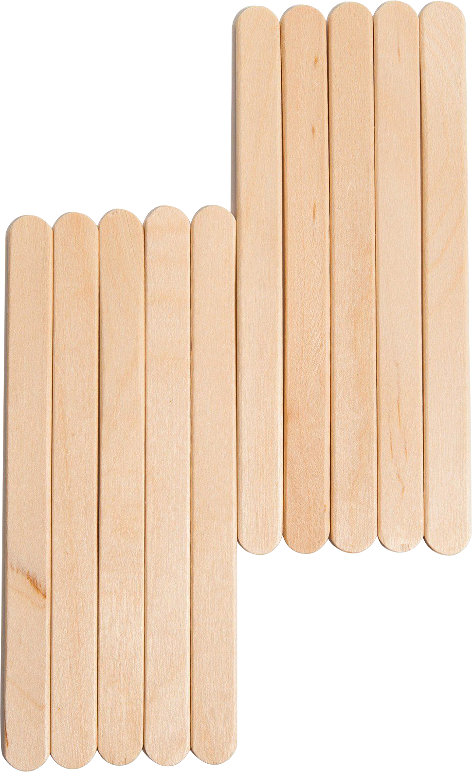 Corona Body Spatulas Wax Applicator, Waxing wooden stick spatula - 100pcs